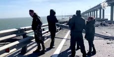 Reparatur an Krim-Brücke könnte lange dauern