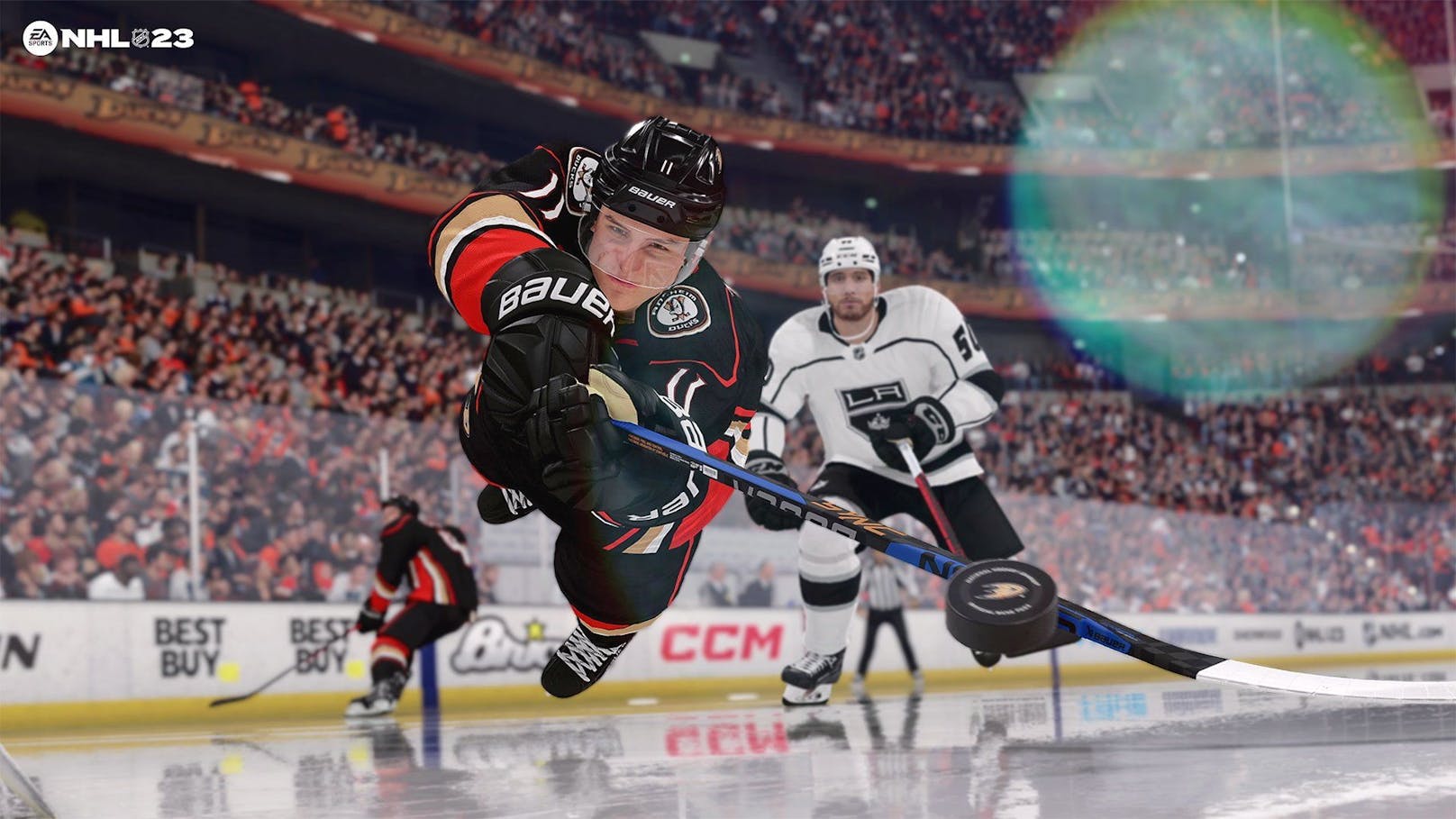 Beinharte Checks, ein lebensechtes Spielgefühl und ein krachender Soundtrack - mit "NHL 23" kommt jetzt ein Ableger der EA-Sports-Serie auf den Markt, der kein Auge trocken lässt.