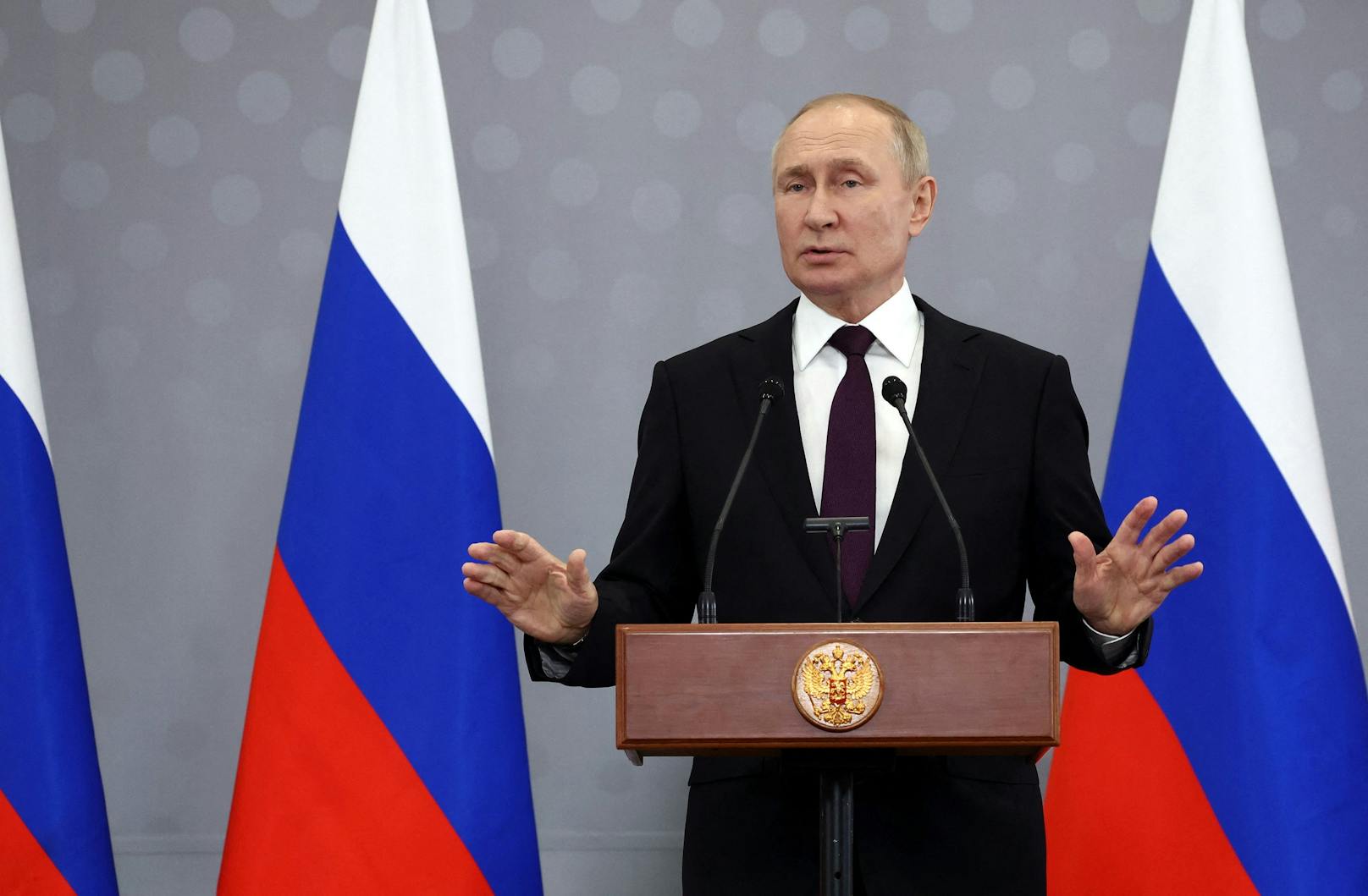 Wladimir Putin ändert beim Thema Ukraine-Krieg&nbsp;überraschend die Tonlage.