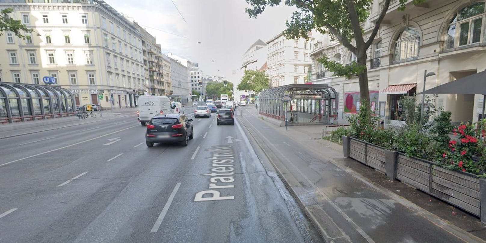 In einem Hotel in der Wiener Praterstraße prügelte der Jugendliche los.