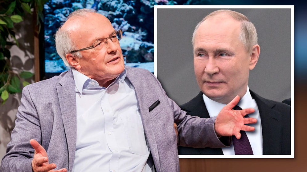 Der österreichische Psychologe Reinhard Haller (l.) analysiert Wladimir Putins Geisteszustand.