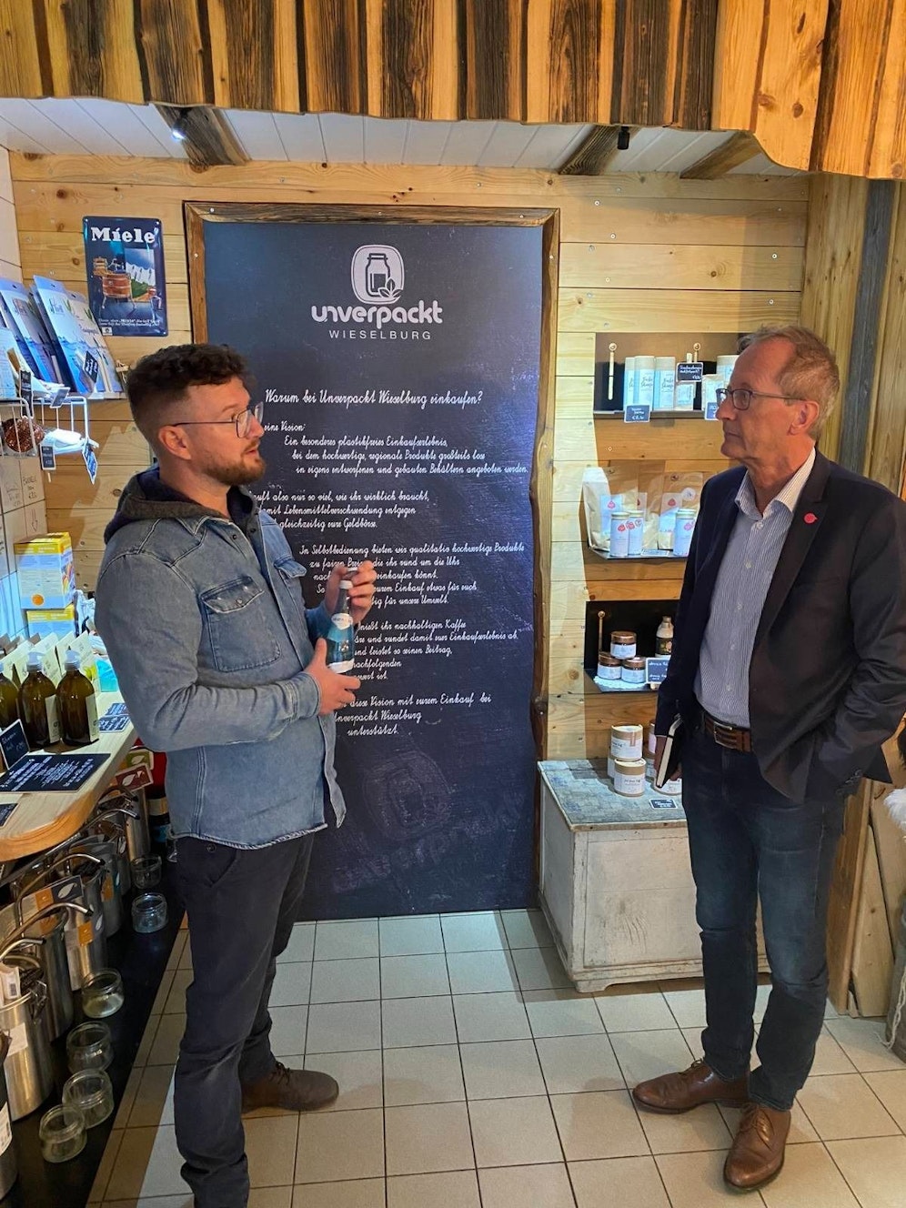 Helmut Hofer-Gruber (rechts) tourte jetzt durchs Mostviertel.