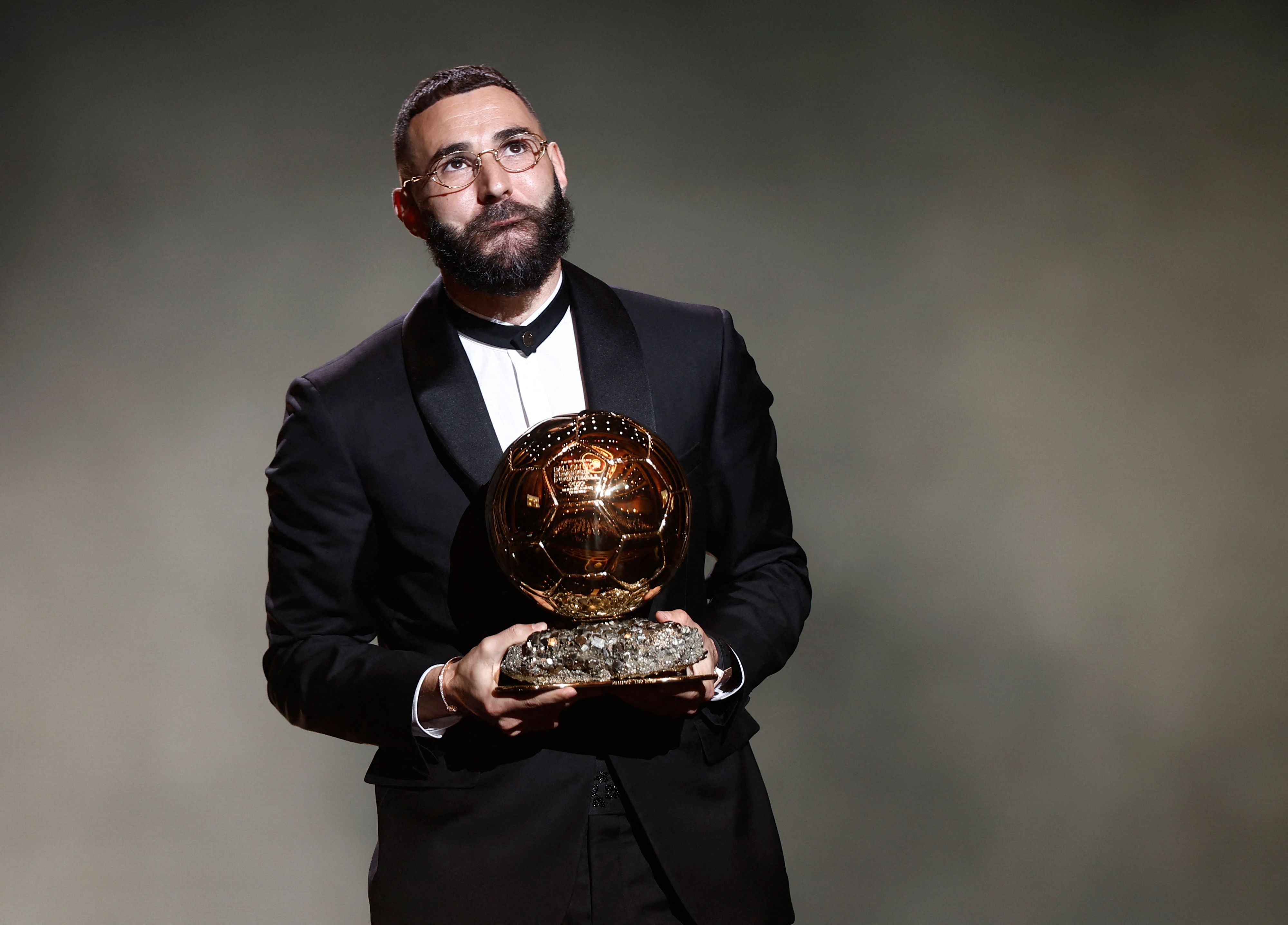 Karim Benzema mit dem "Goldenen Ball"
