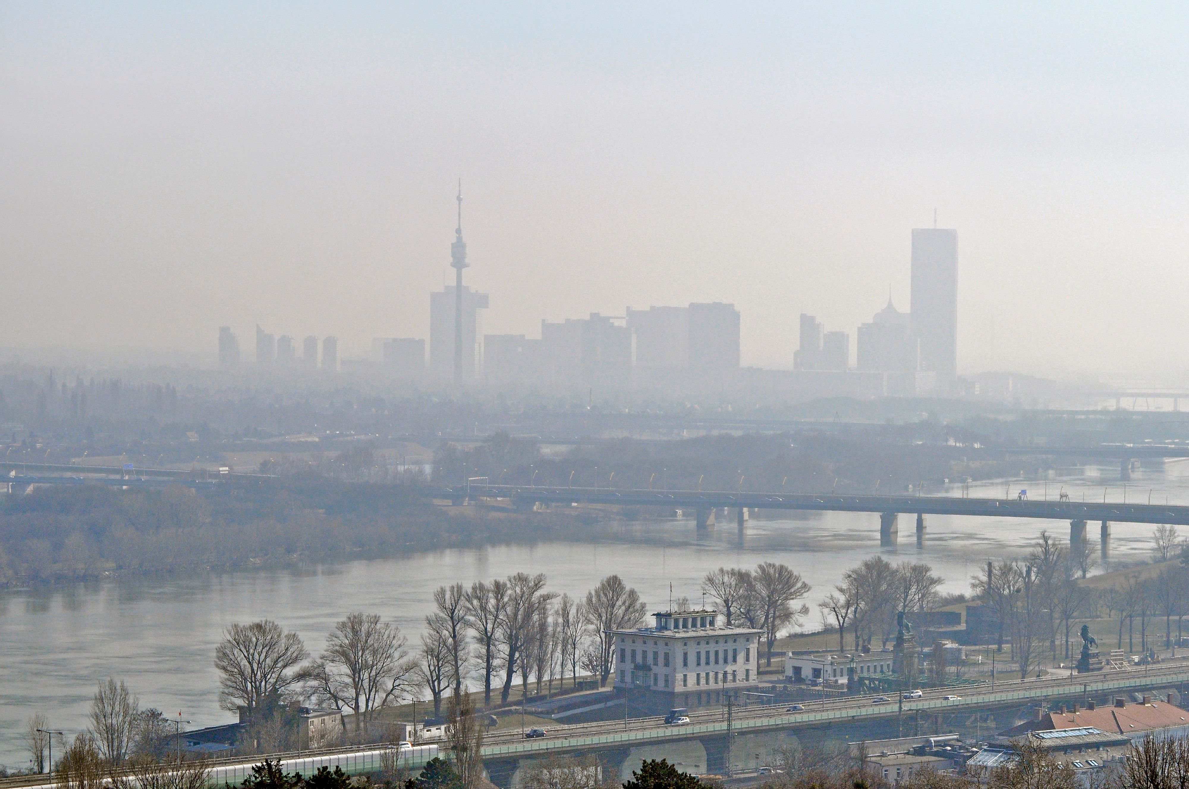 Die Feinstaubwerte in der Stadt sind seit Tagen erhöht. Erst Ende der Woche wird mit einer Verbesserung gerechnet.