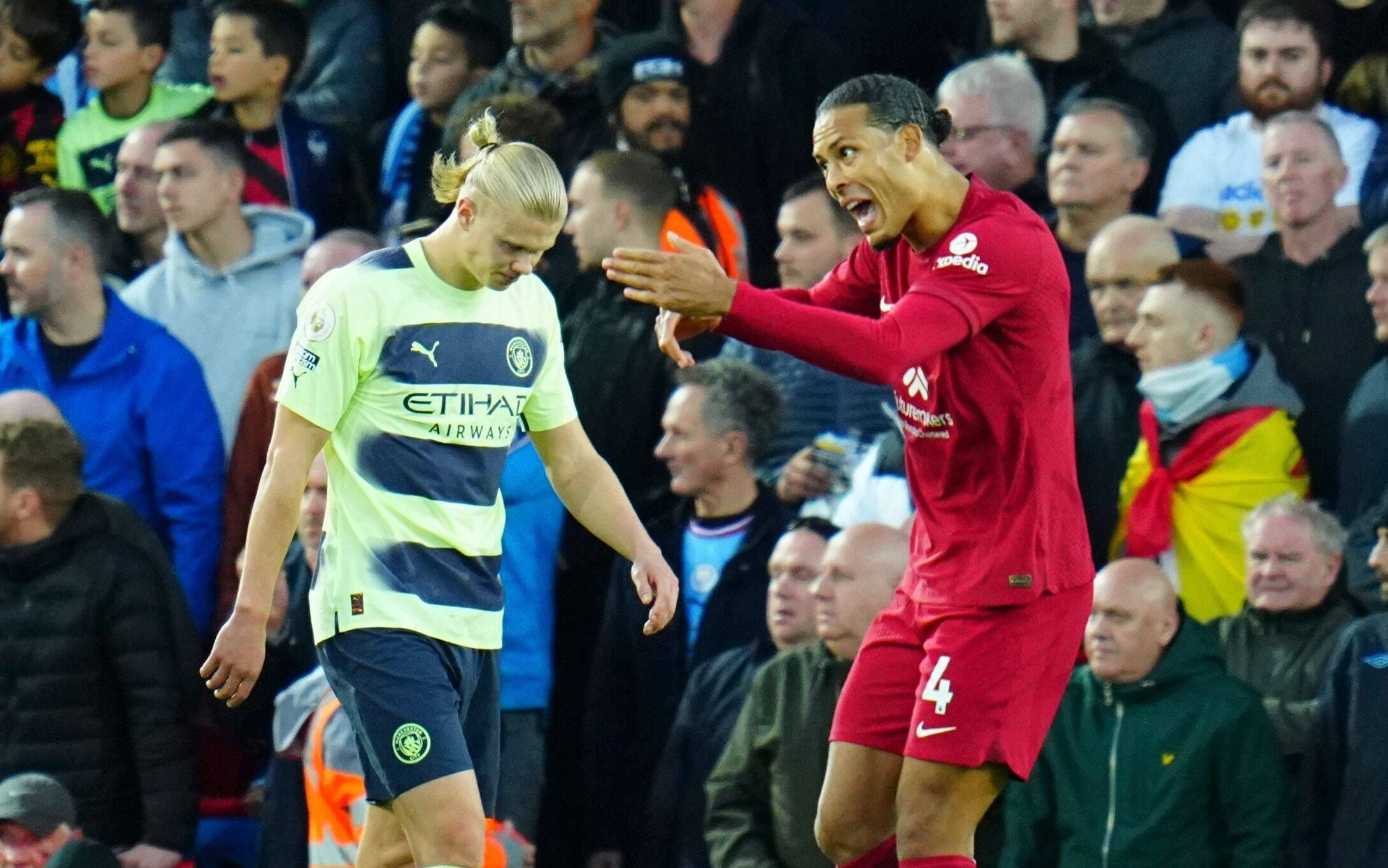 Erling Haaland machte gegen Virgil van Dijk und Co. keinen Stich.