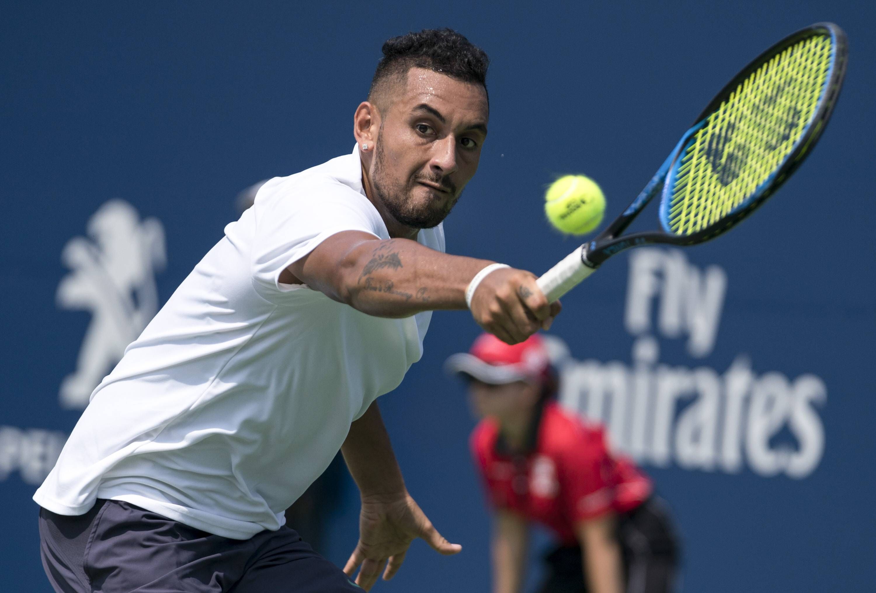 Tennis-Rüpel Nick Kyrgios provozierte 2015 beinahe einen handfesten Skandal. 