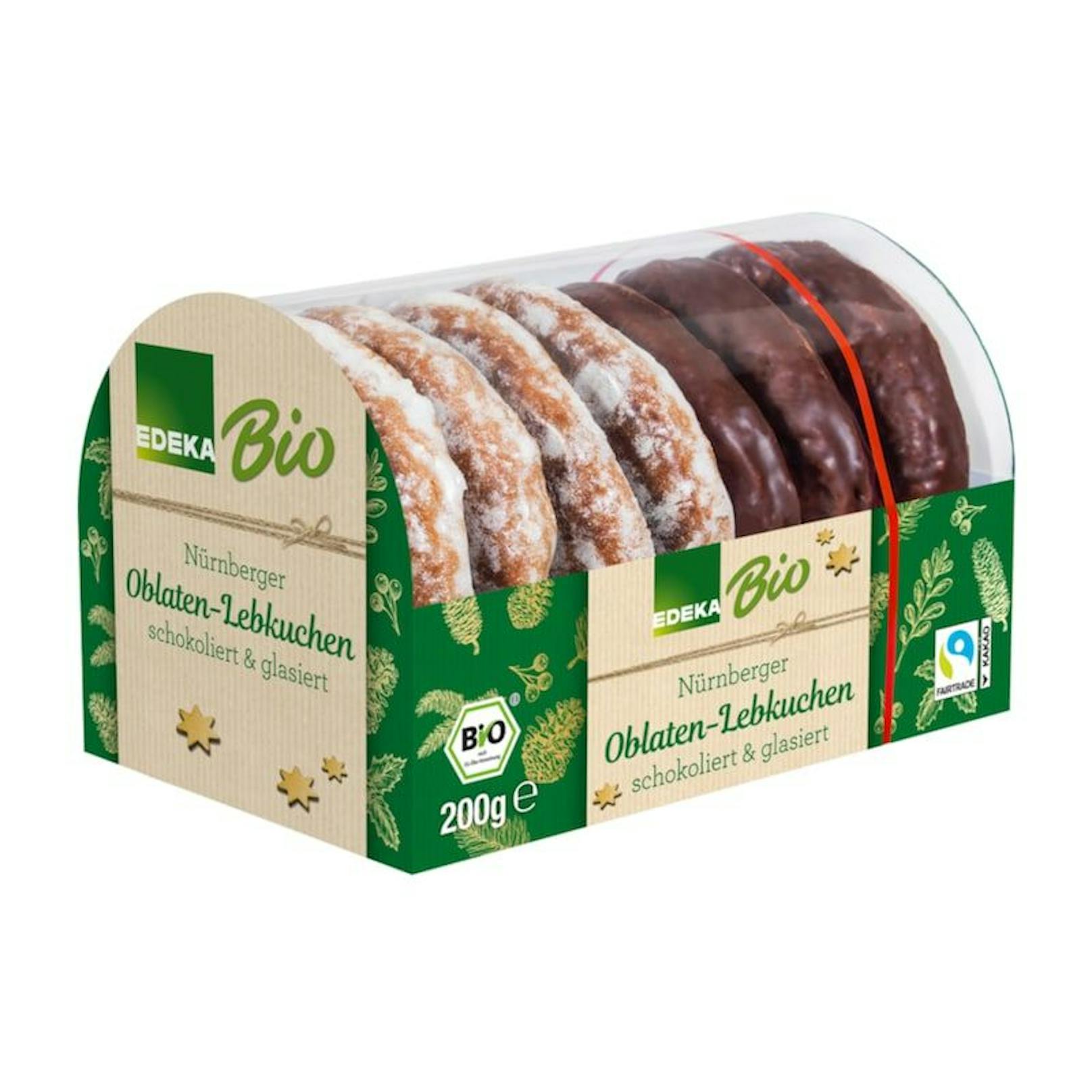 Platz 2 geht an den Nürnberger Bio-Oblatenlebkuchen von Bio natura. Erhältlich bei Hofer.