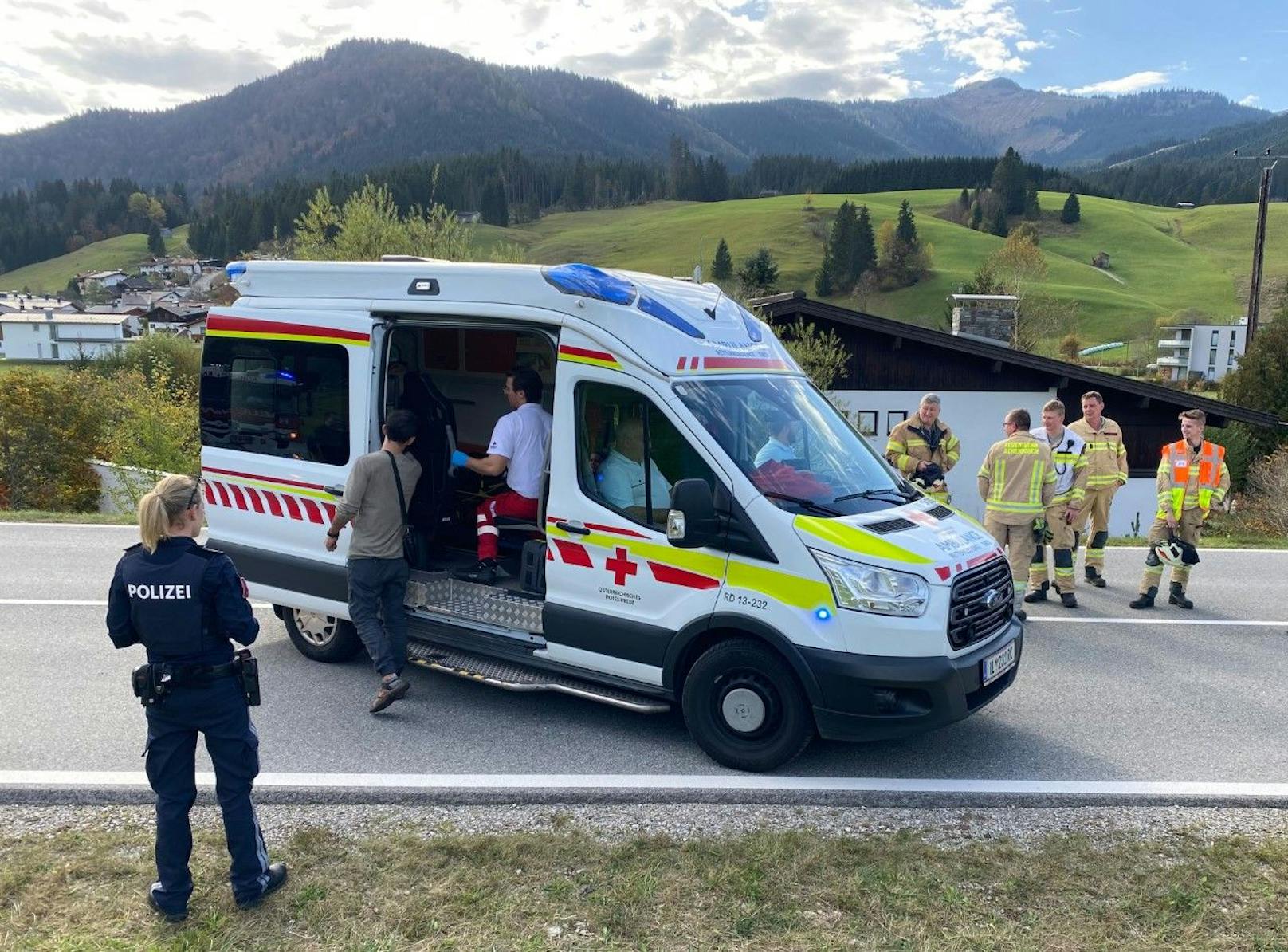 Neben der Rettung stand auch die Polizei und die Feuerwehr im Einsatz.&nbsp;