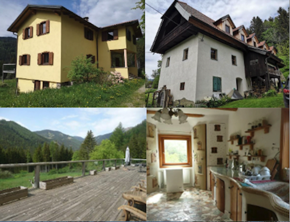 Mehrere Wohnhäuser sowie große Alm- und Waldflächen kommen unter den Hammer.