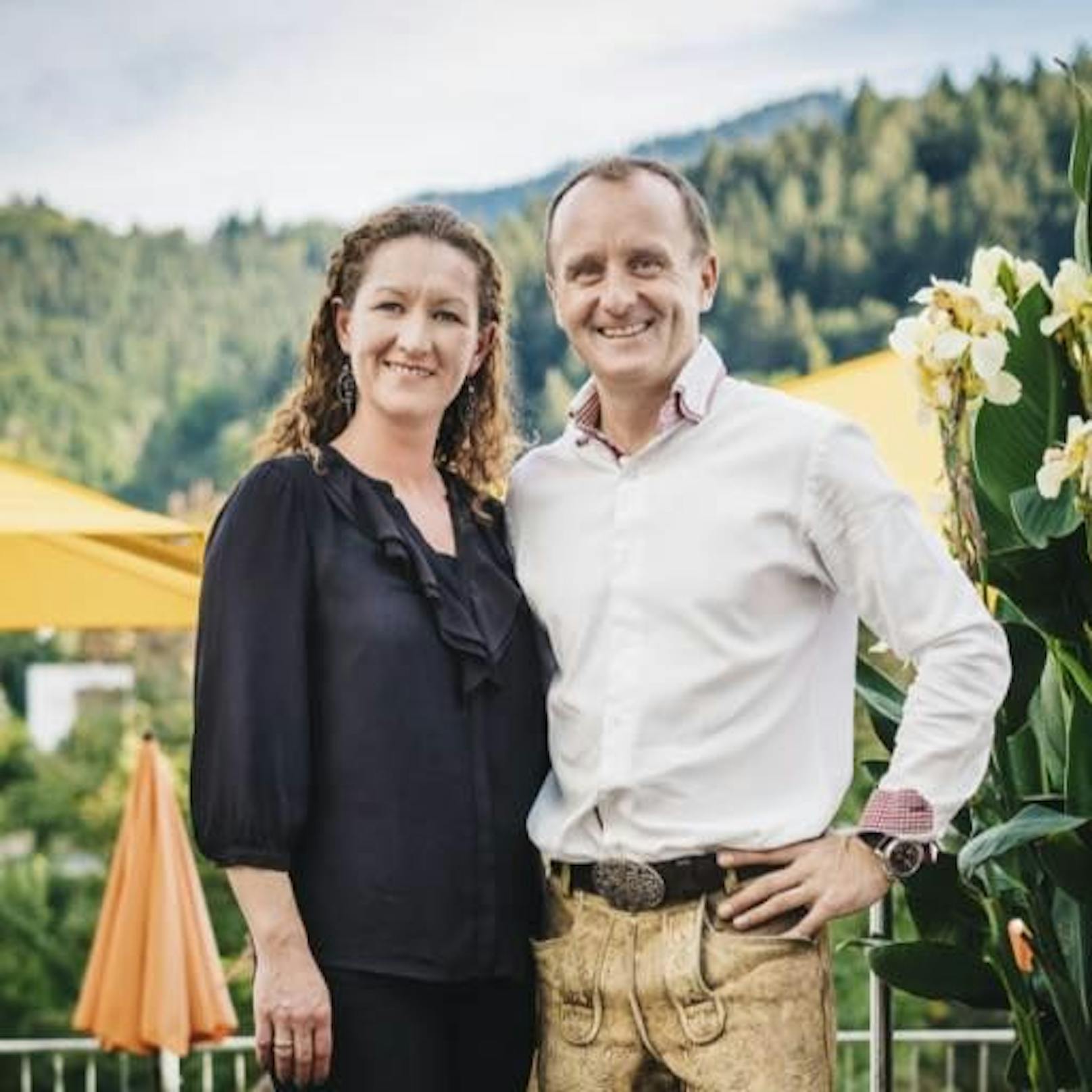 Beate Riegler und Hannes Pircher-Riegler ziehen beim Mittagsmenü die Notbremse.