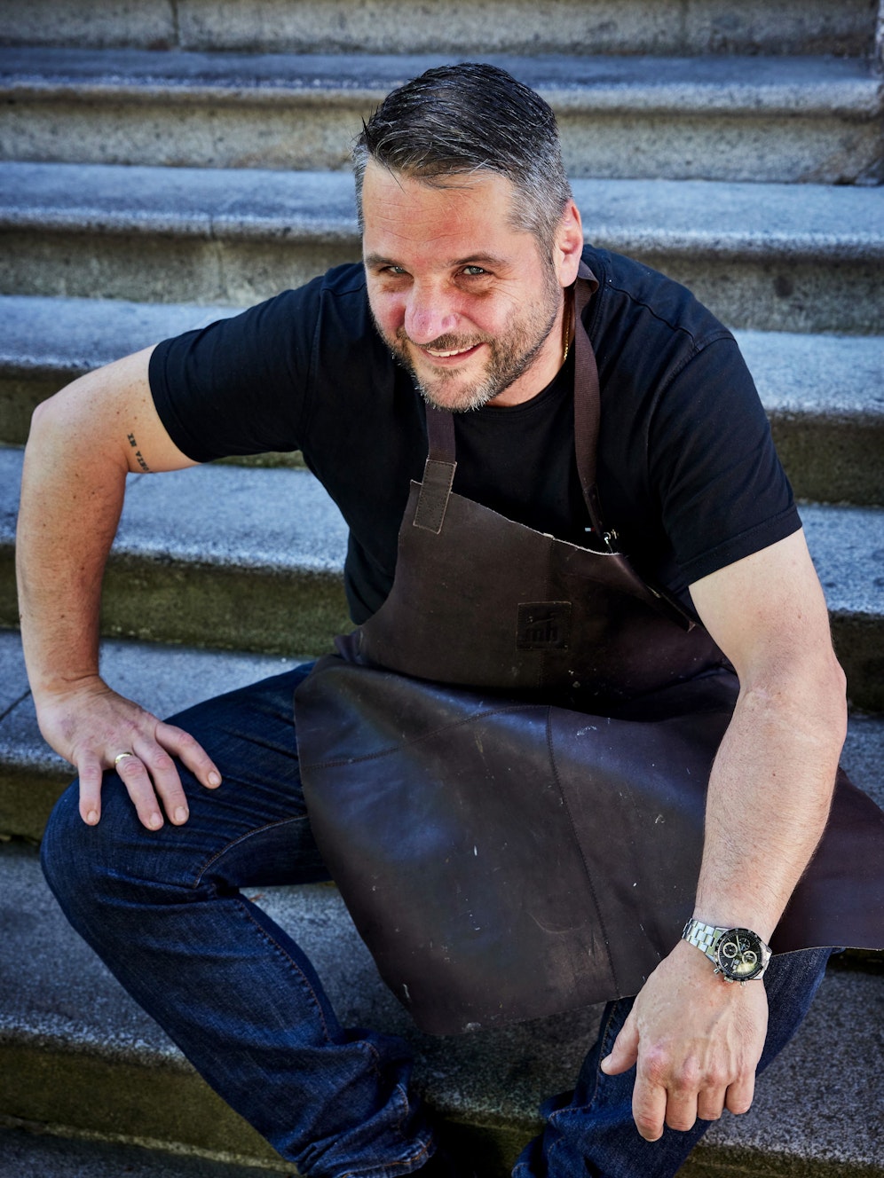 Wirt Julian Grössinger bietet nun vermehrt vegetarische Gerichte in seinem Restaurant an. 