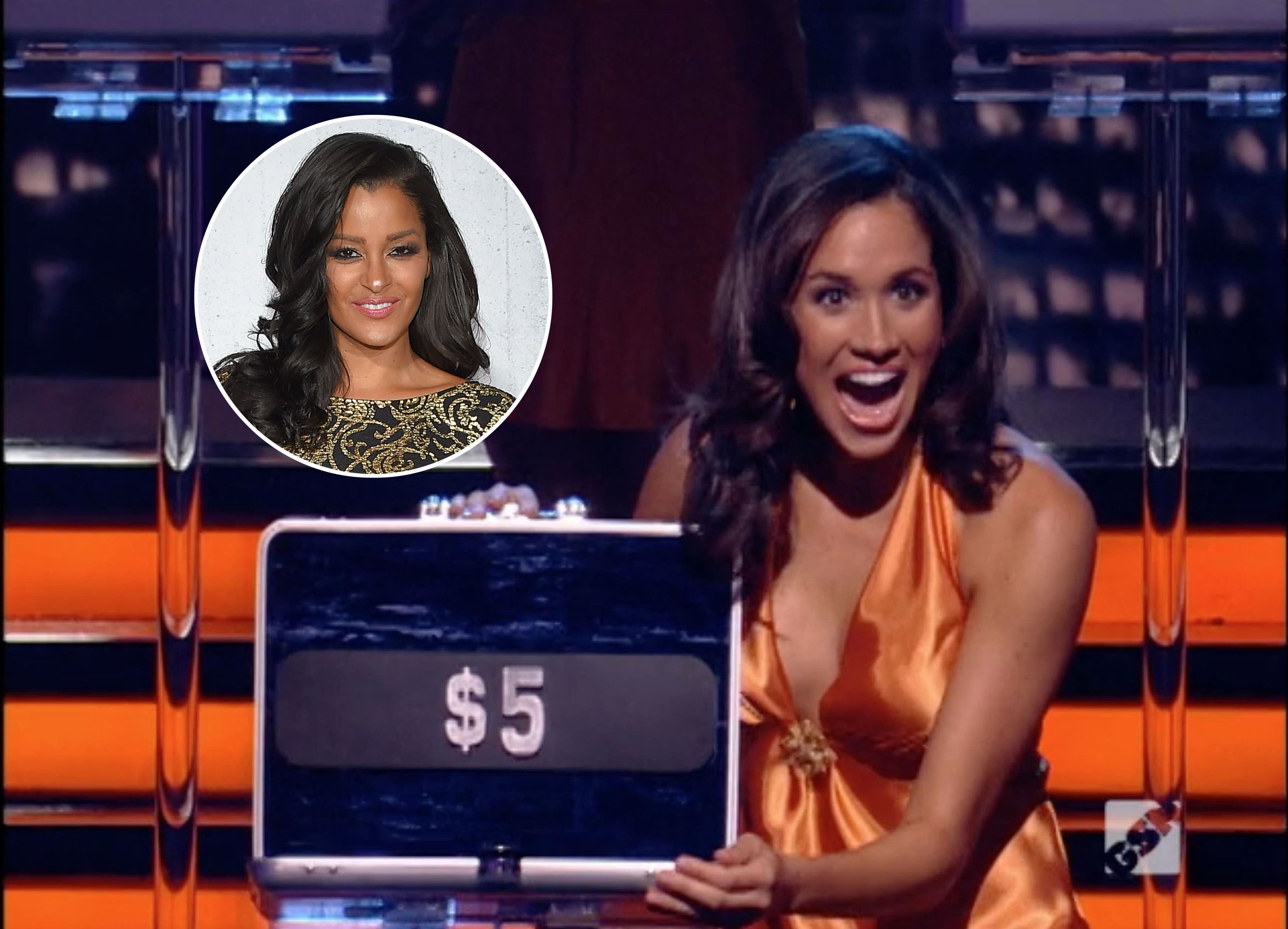 Meghan als Koffer-Girl bei 