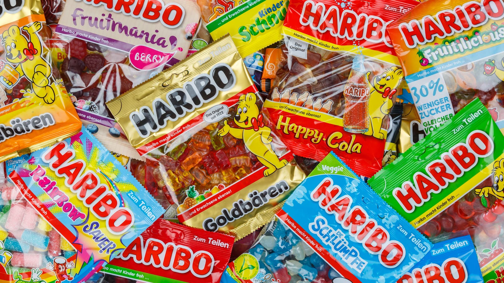 Haribo macht Kinder froh - und Erwachsene ebenso? Wohl nur ein Werbeslogan für den Süßwaren-Hersteller.