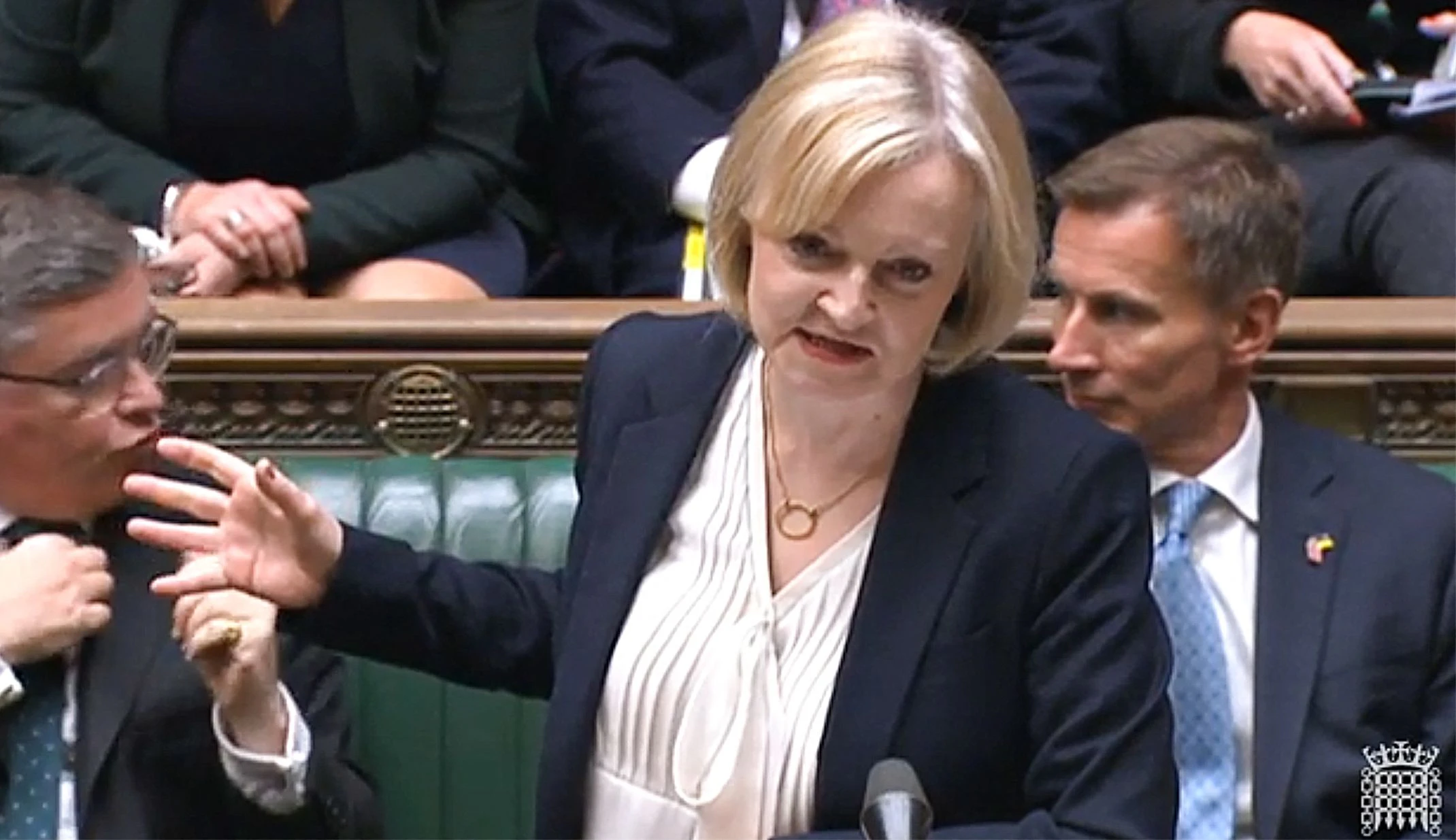 Die britische Premierministerin Liz Truss stellte sich am Mittwoch (19.092022) dem Unterhaus in London. 