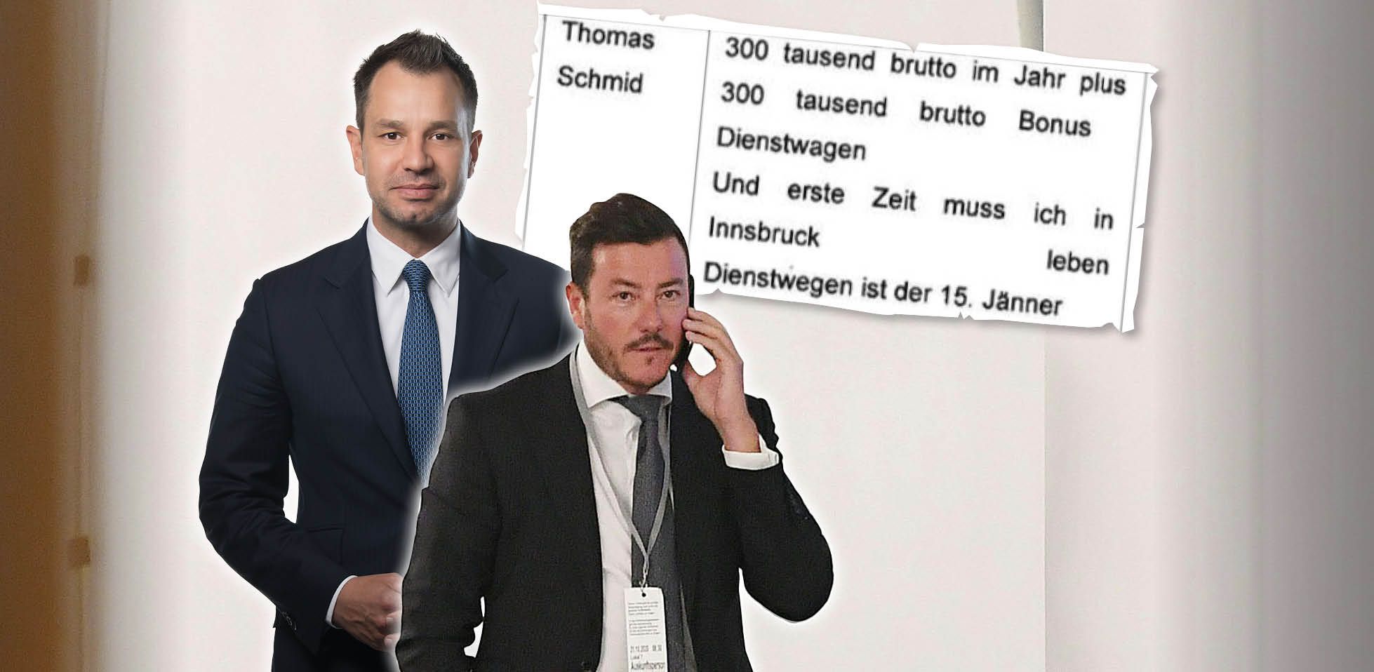 Schmid rief Mama an und berichtete ihr von Benkos Job-Offert.