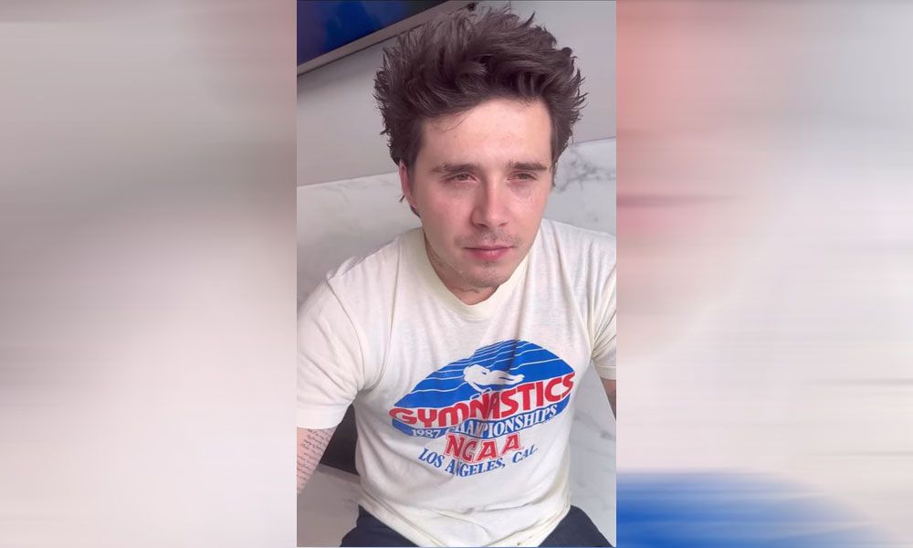 Brooklyn Beckham kommen die Tränen.