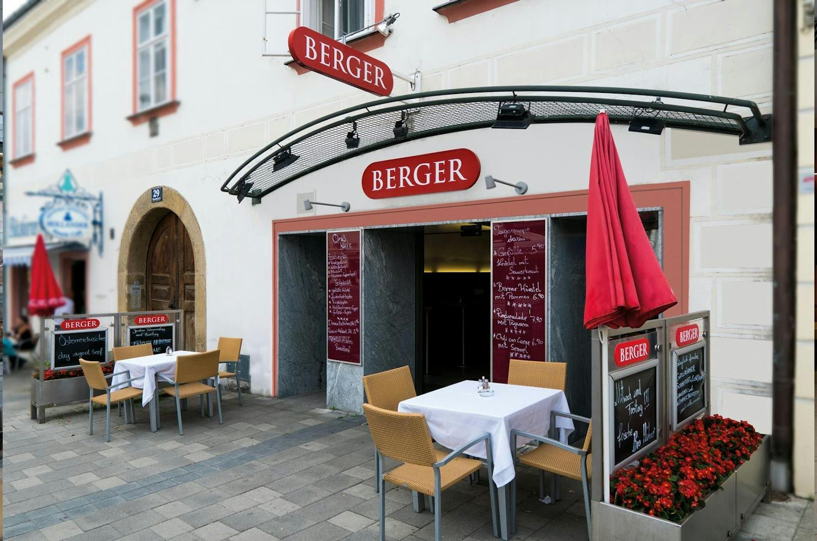 Berger ist seit Jahrzehnten in Klosterneuburg am Stadtplatz vertreten.