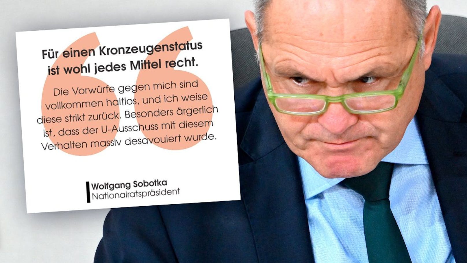 Sobotka wehrt sich auf Instagram gegen die Schmid-Anschuldigungen.