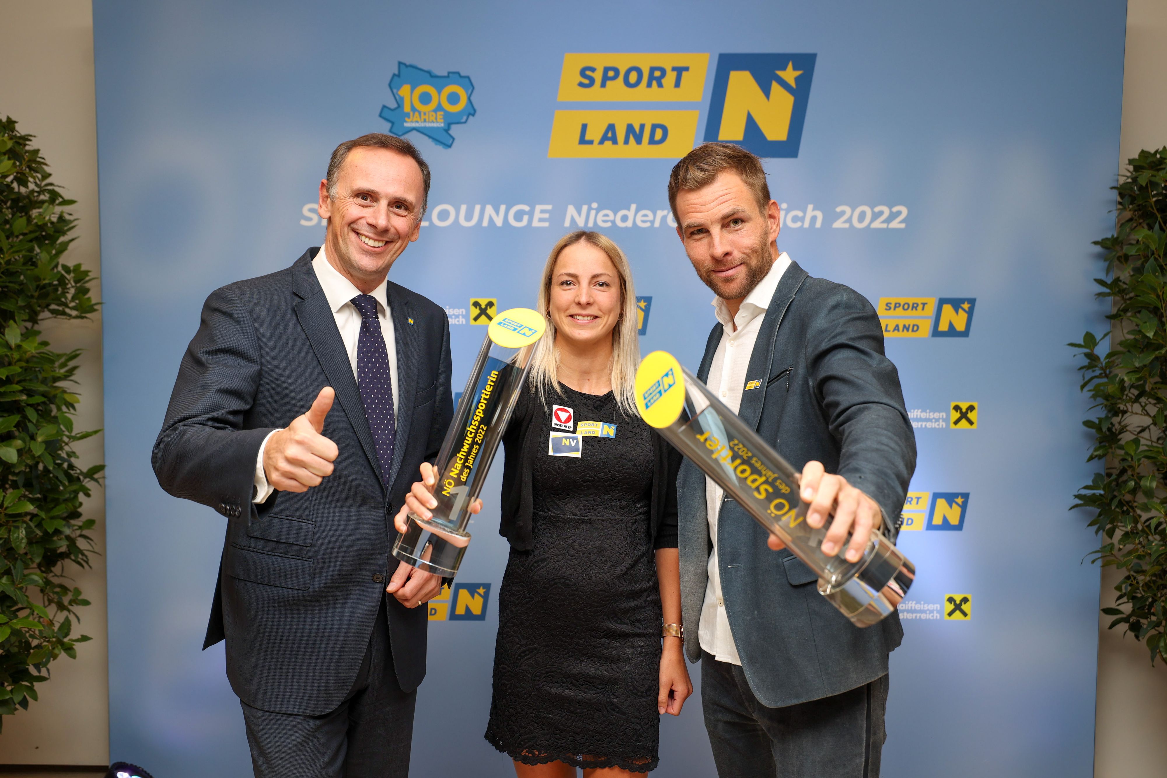 LR Jochen Danninger, Lena Pressler, Benjamin Karl