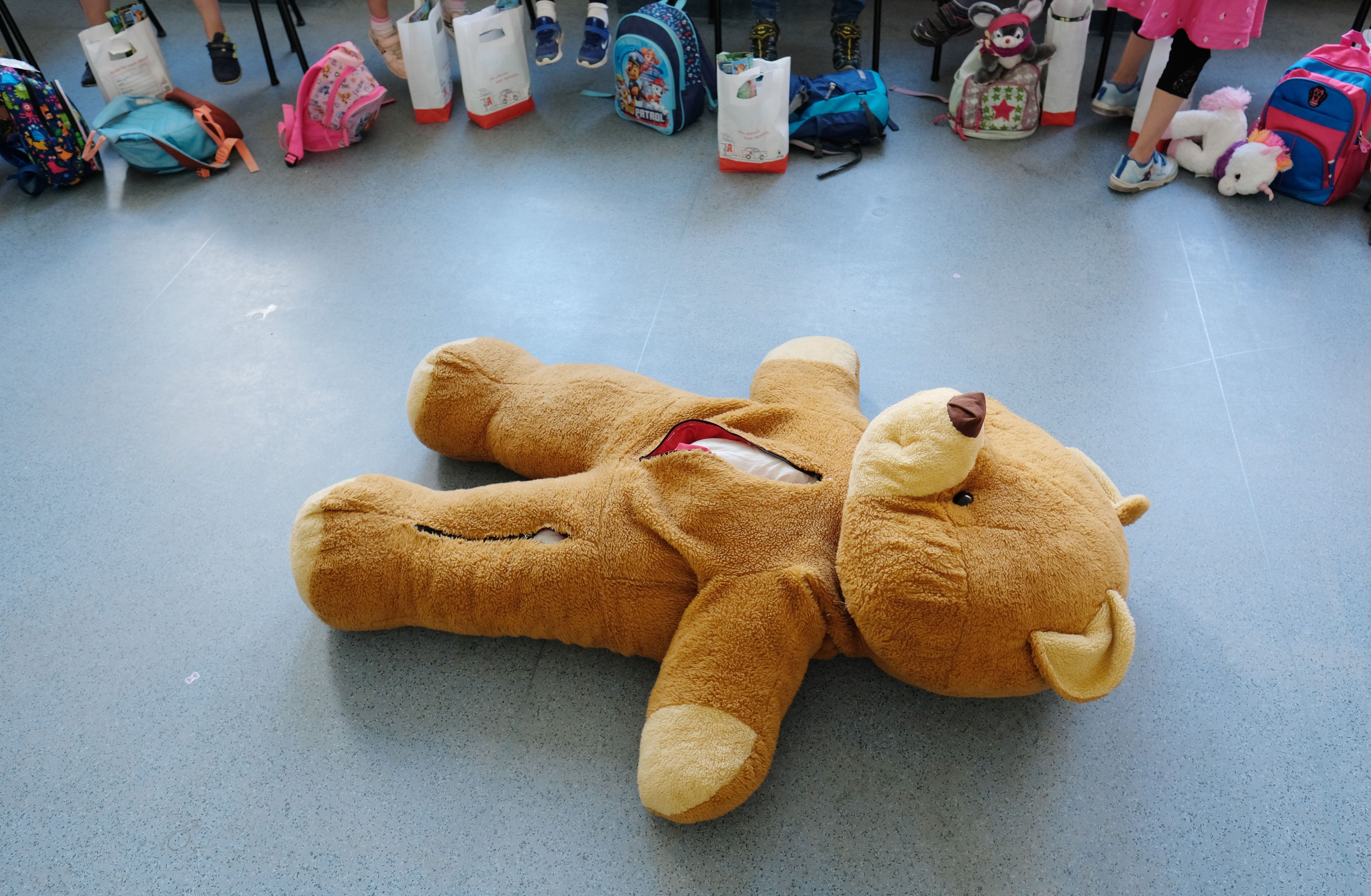 In einem Teddybär waren 3,2 Kilogramm Haschisch versteckt. Ein Polizeihund erschnüffelte die Drogen. (Symbolbild)