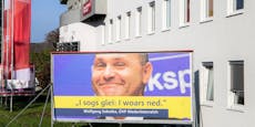 SP ätzt mit Plakat in Richtung Sobotka: "I woars ned"