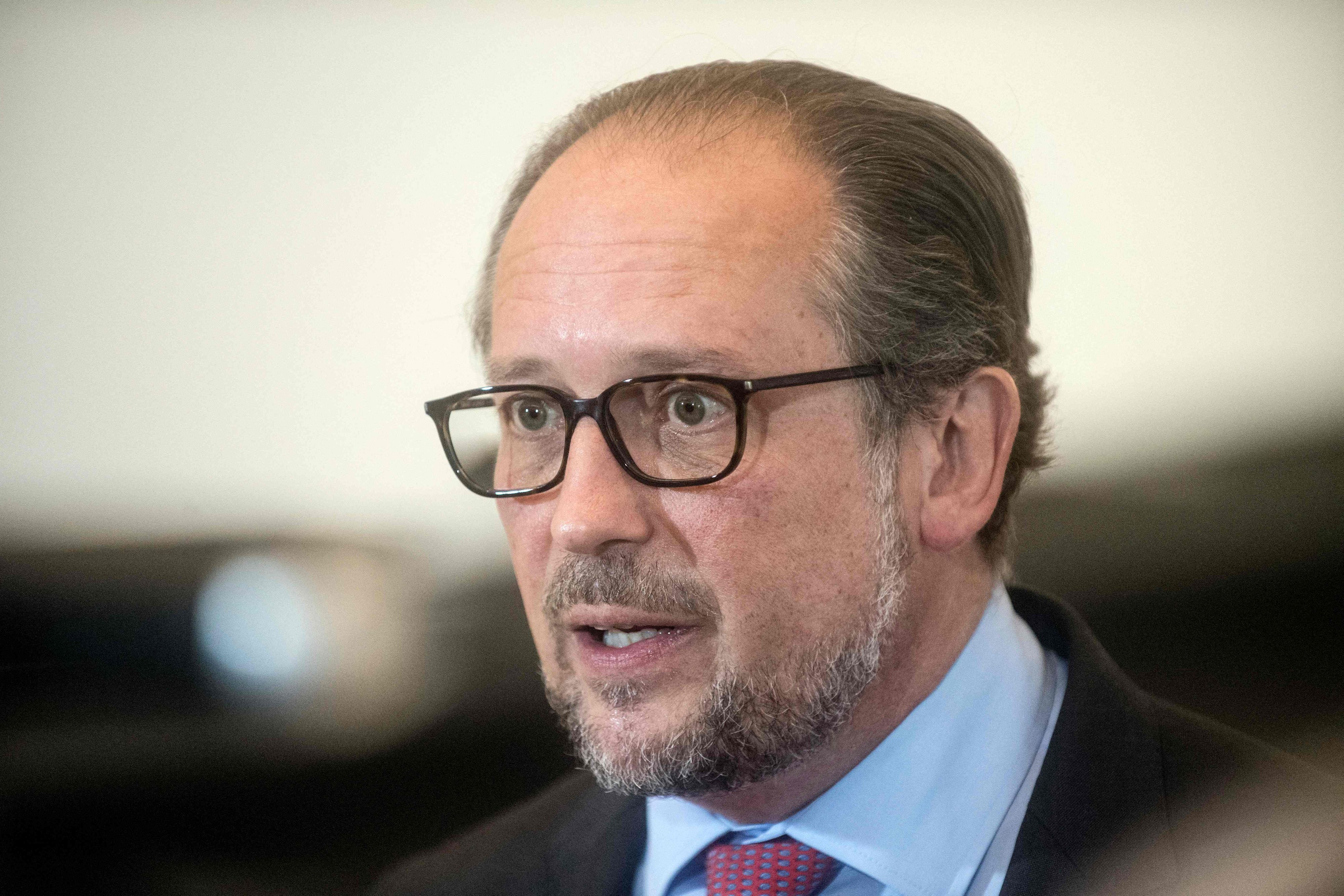 Außenminister Alexander Schallenberg spricht Klartext.