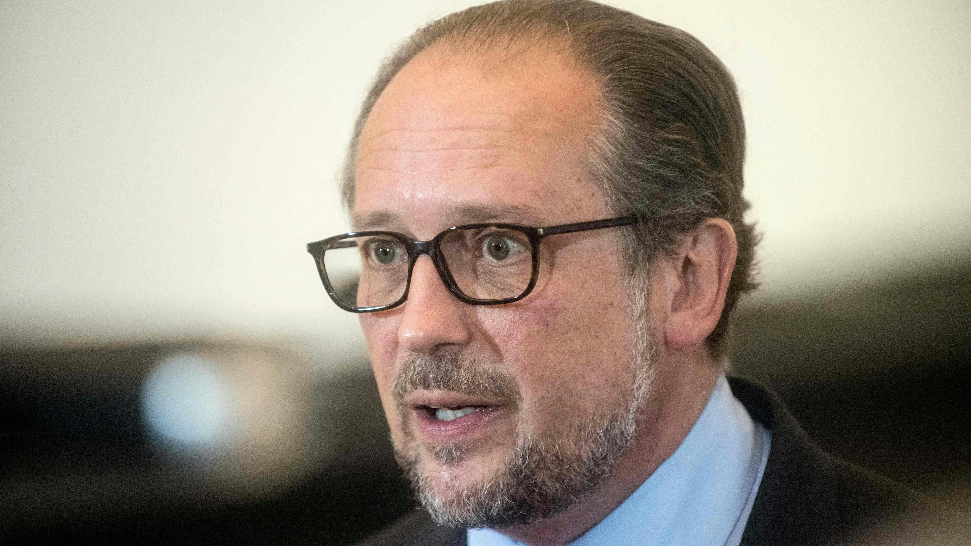 Außenminister Alexander Schallenberg spricht Klartext.
