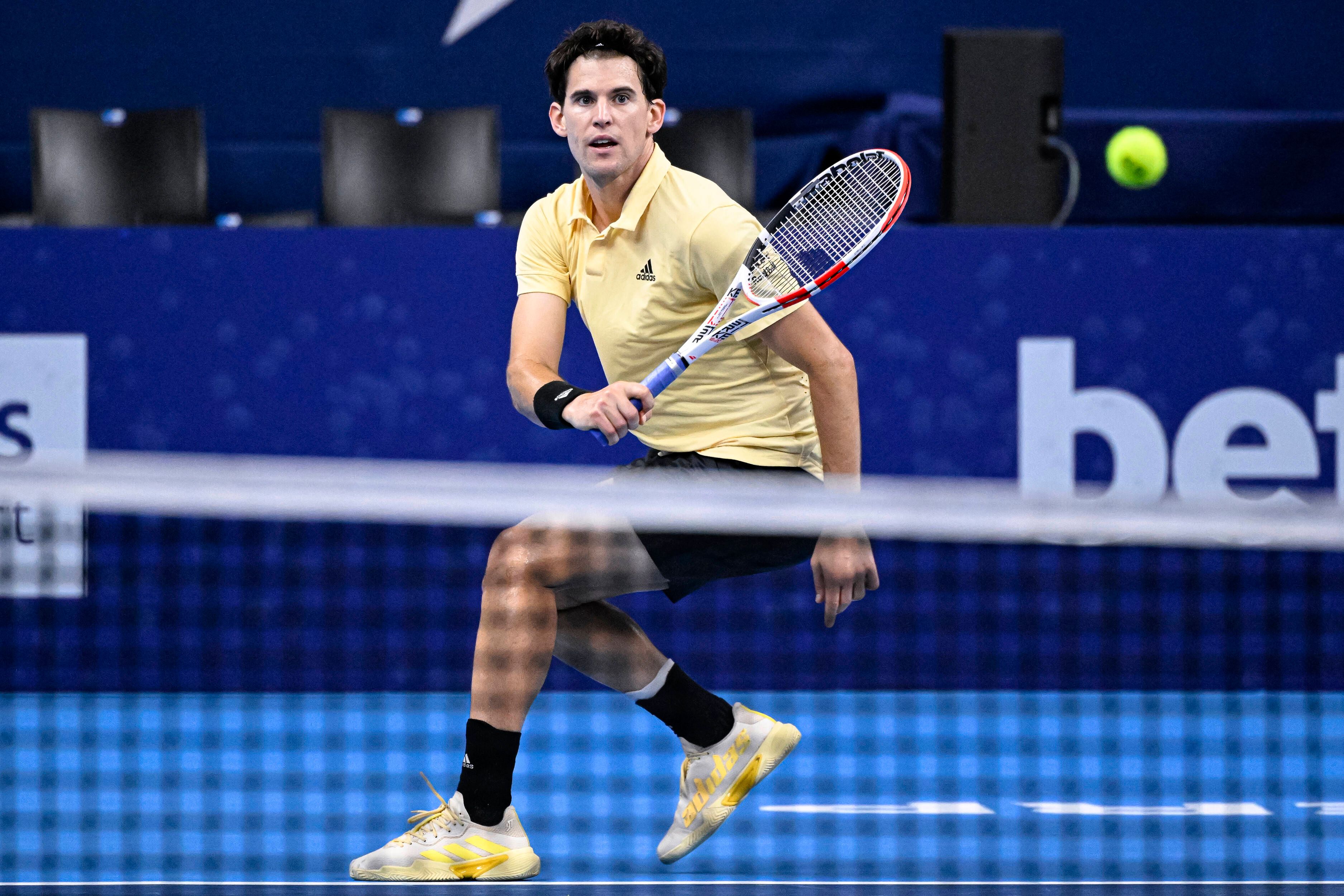 Dominic Thiem beim ATP-250-Turnier von Antwerpen. 