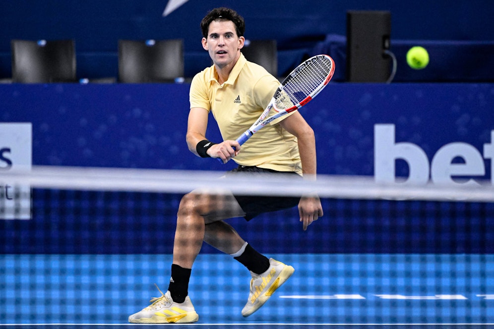 Dominic Thiem steht&nbsp; beim ATP-250-Turnier von Antwerpen im Viertelfinale.