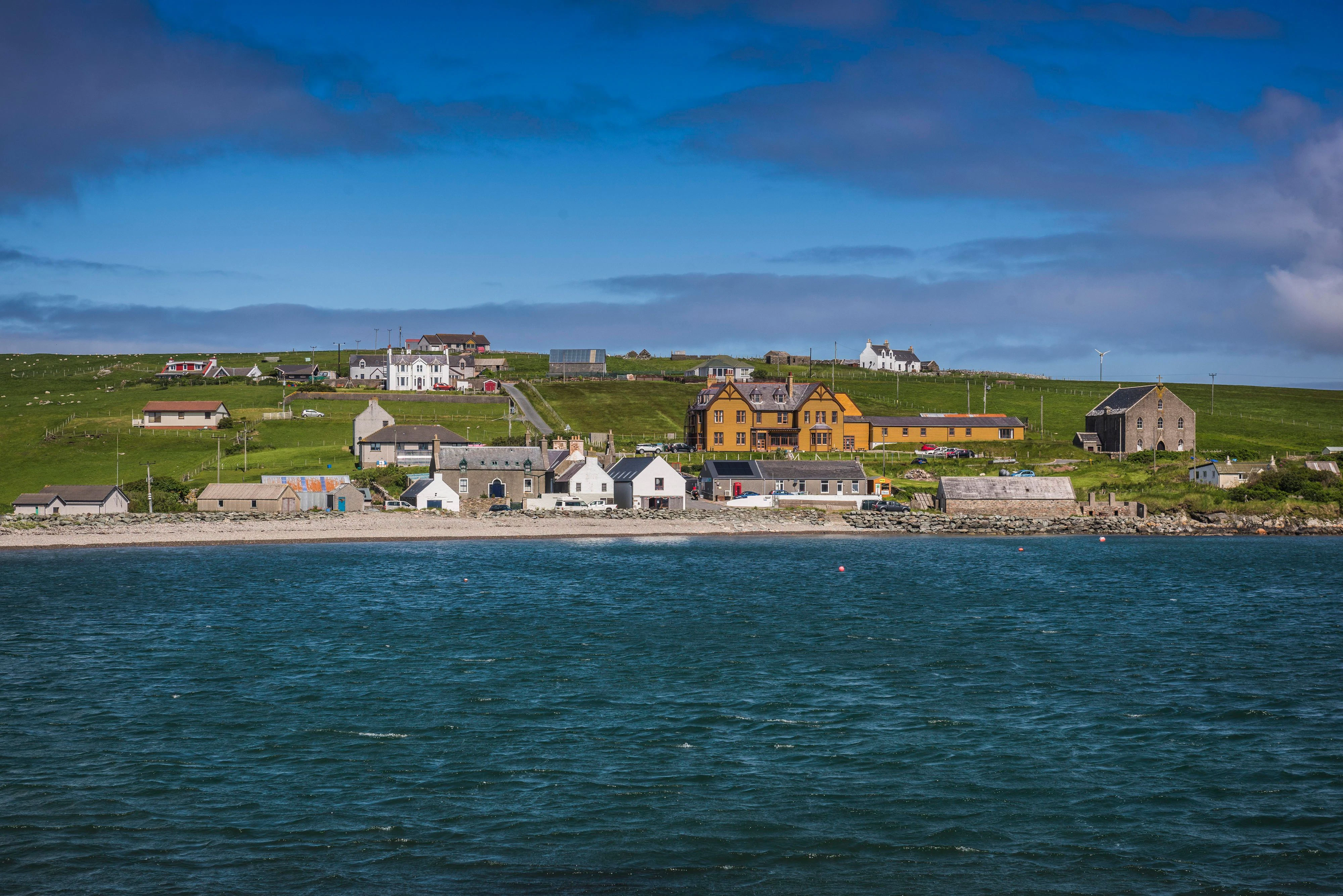 Kein Internet und Telefonie: die Shetland-Inseln im Norden Schottlands.