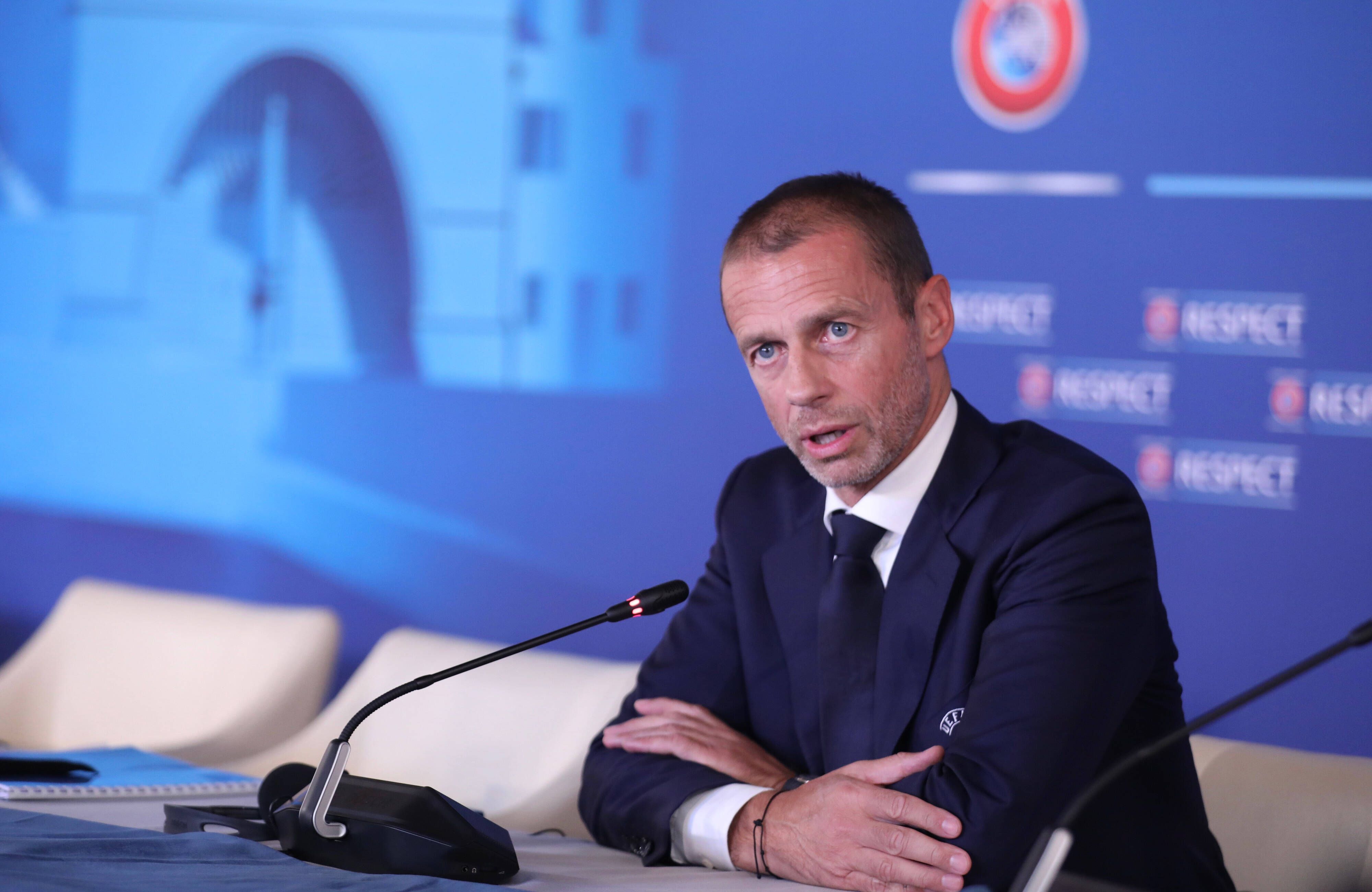 UEFA-Boss Aleksander Ceferin äußert sich zur Super League.
