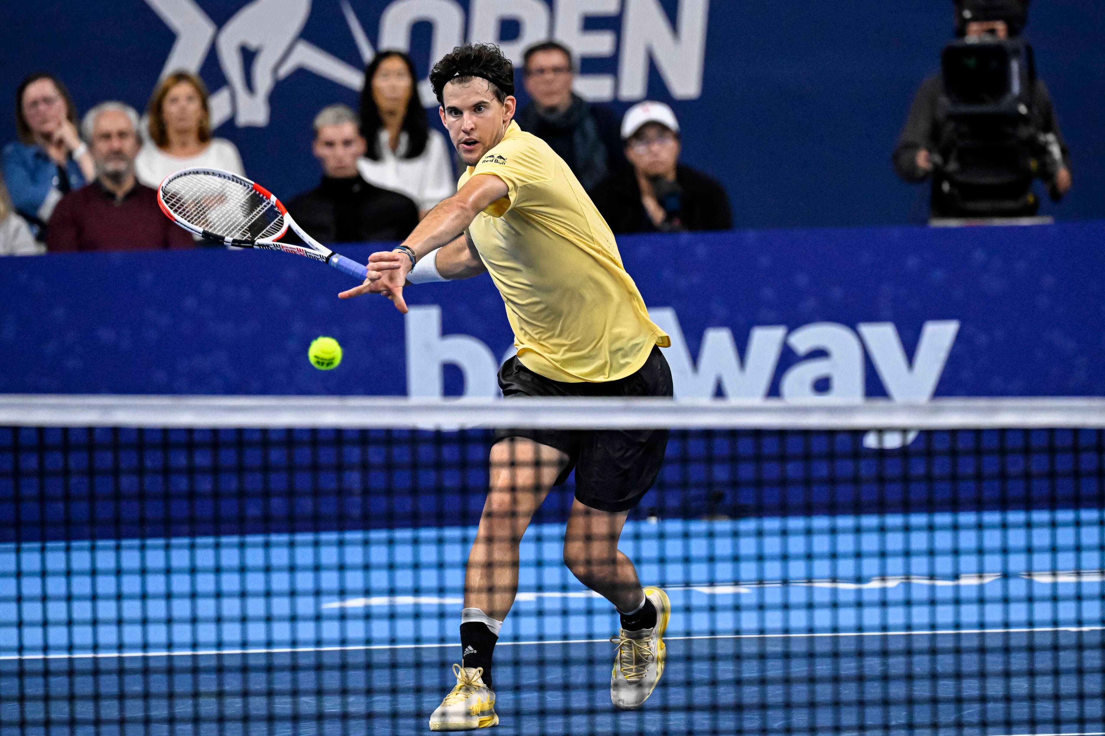 Dominic Thiem im Duell mit Hubert Hurkacz. 