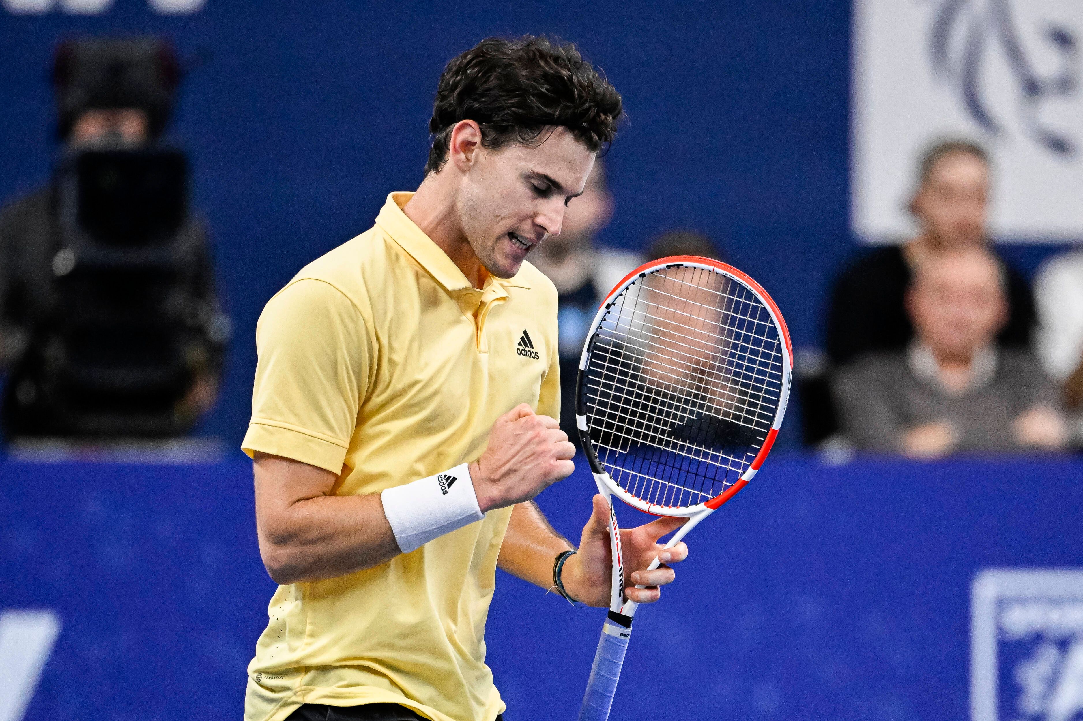 Dominic Thiem steht im Halbfinale von Antwerpen. 