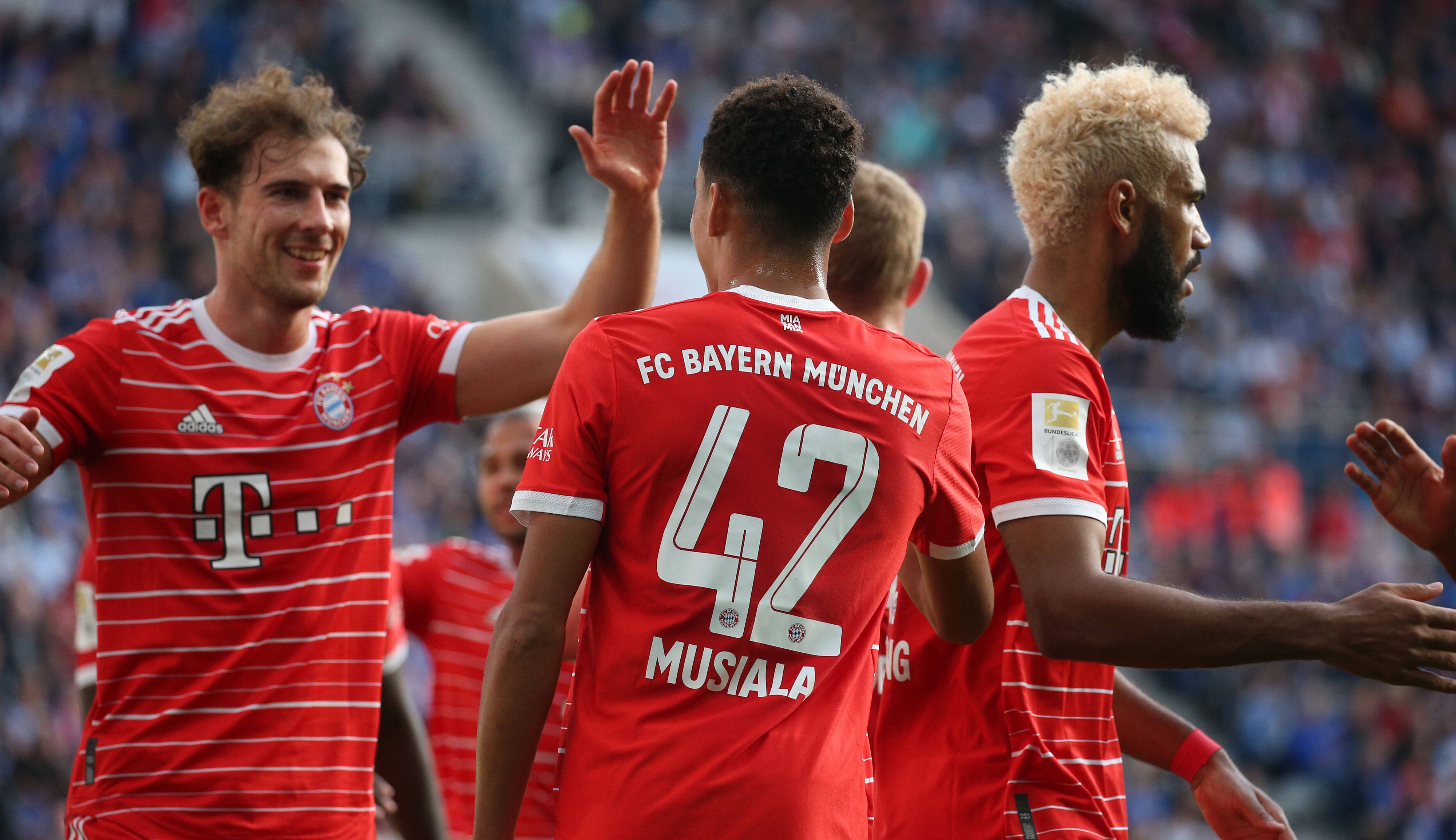 Die Bayern siegen bei Hoffenheim.