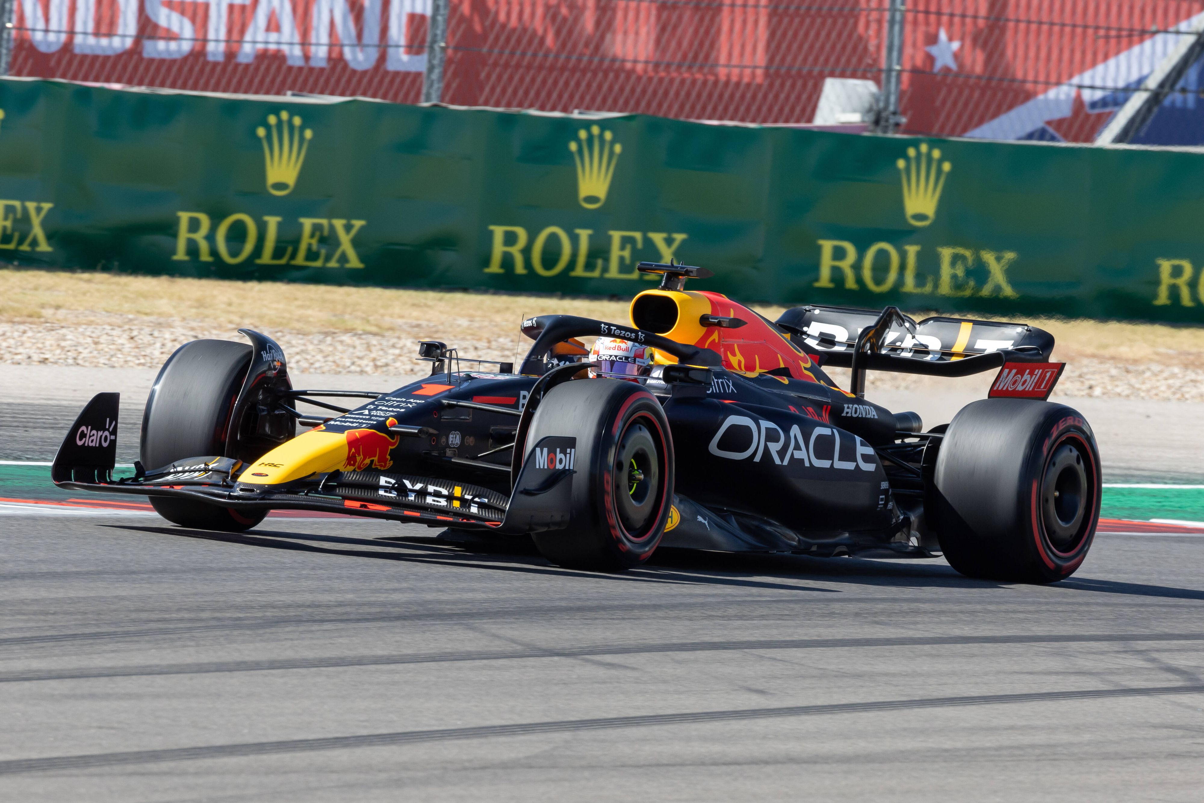 Max Verstappen in Austin. 