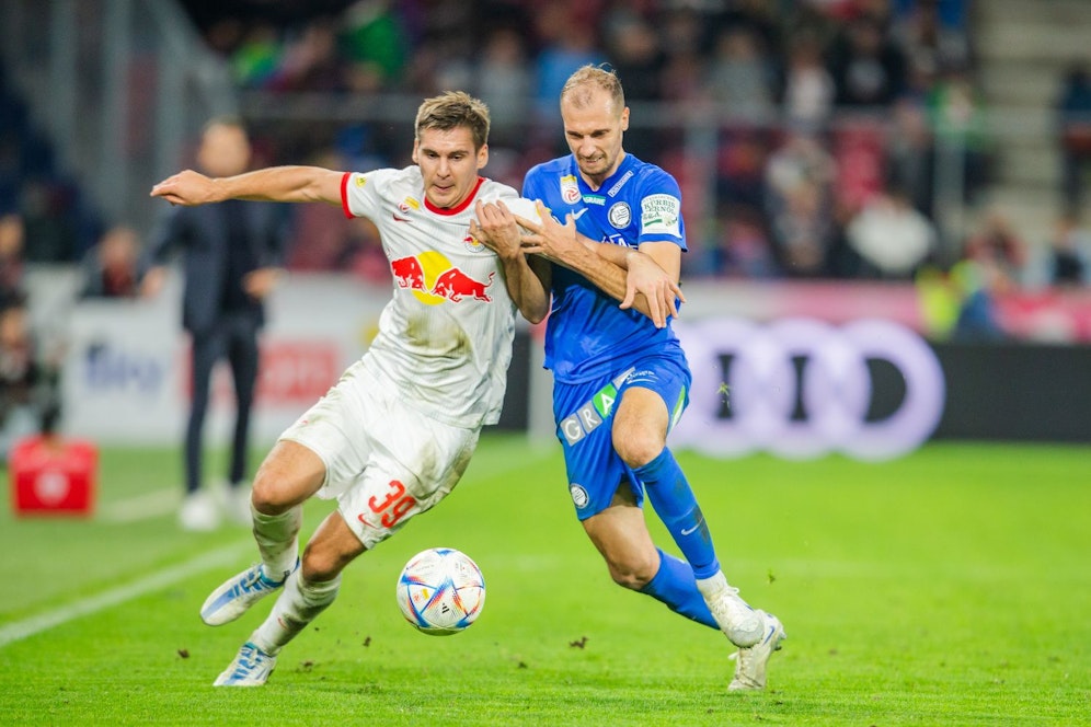 Sturm Graz und Red Bull Salzburg trennen sich torlos. 