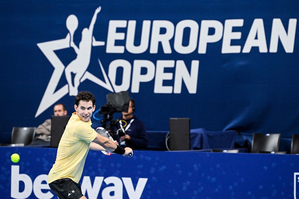 Dominic Thiem in Antwerpen. 