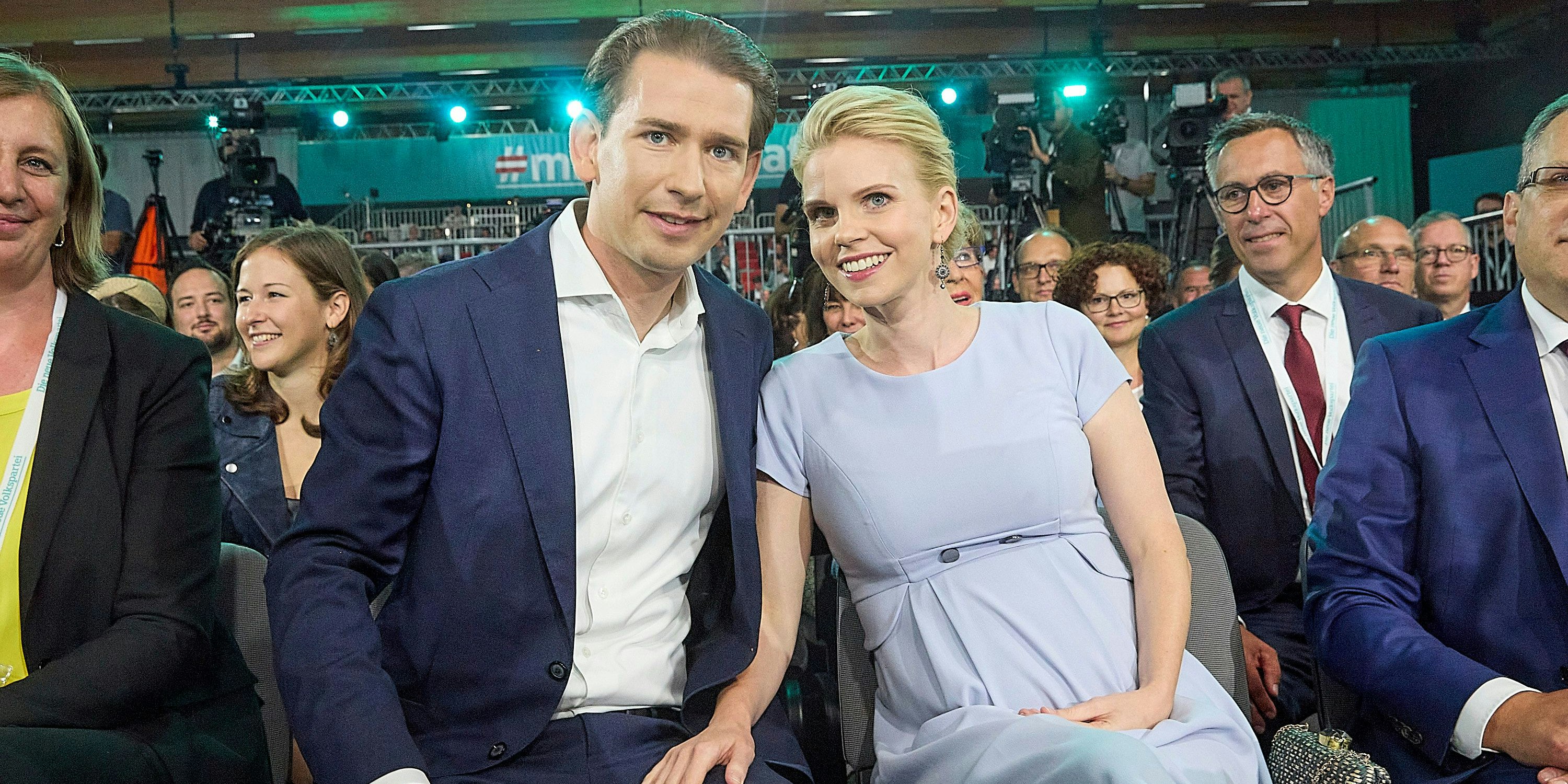 Sebastian Kurz und Susanne Thier