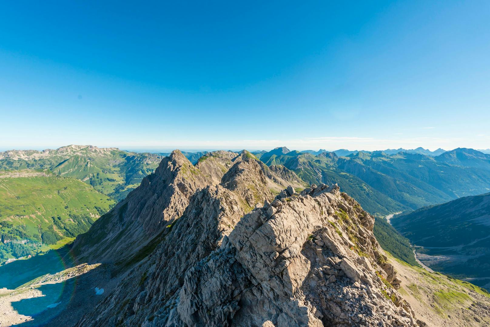 Die Rettungsaktion ereignete sich an der Fuchskarspitze in Tirol.