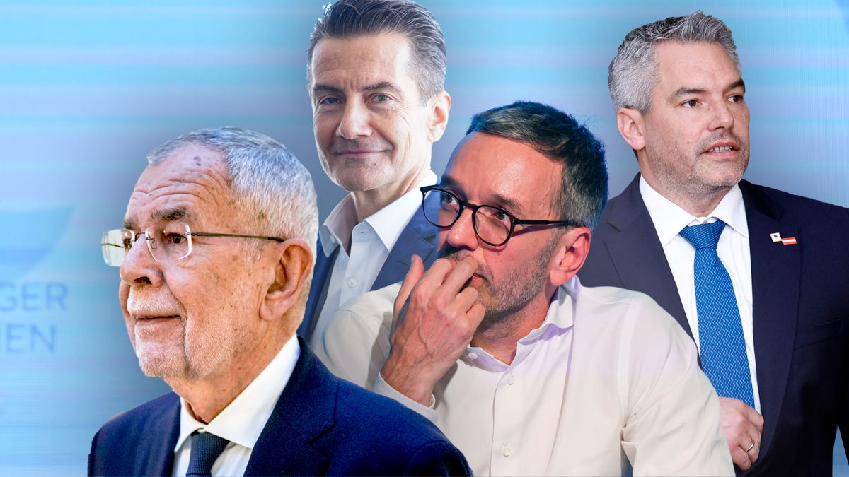 Bestürzt über Didi Mateschitz' Tod: Alexander Van der Bellen, Herbert Kickl, Karl Nehammer, Roland Weißmann