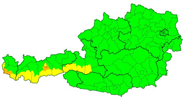 Südföhn: Aktuelle Warnungen vor heftigen Windböen im Westen