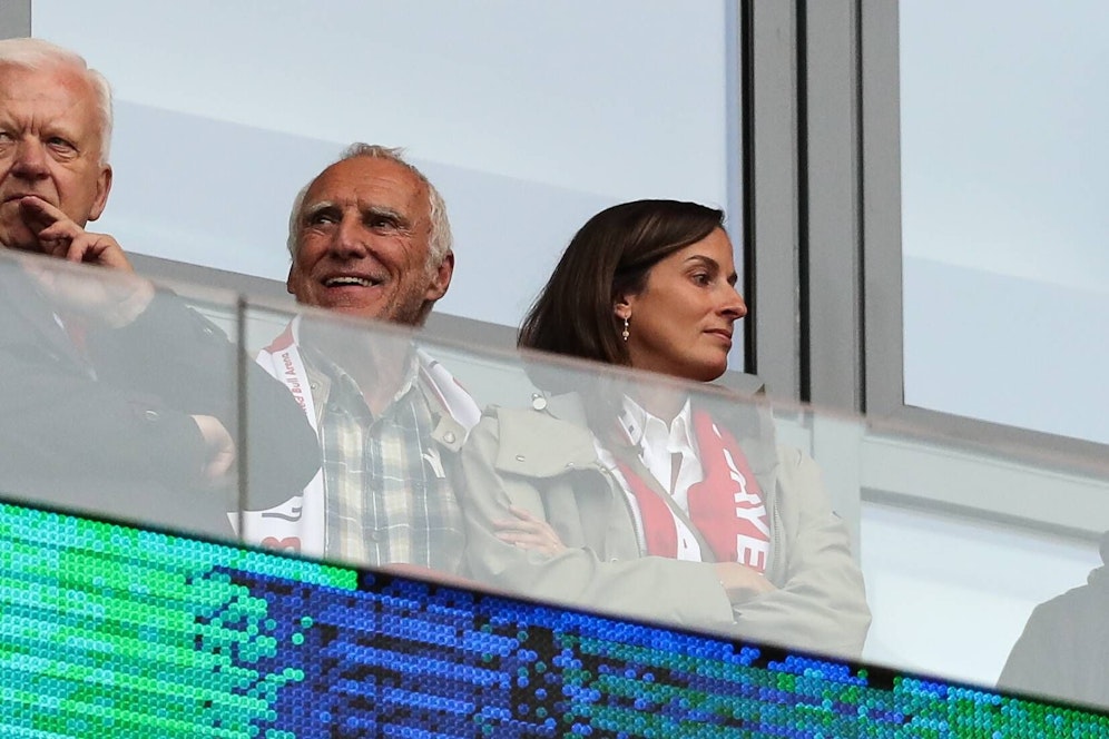 Dietrich Mateschitz mit seiner Partnerin Marion Feichtner.