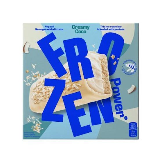 FRO ZEN Power Eisriegel mit dem Geschmack Creamy Coco ist auch betroffen.