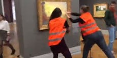 Aktivisten bewerfen Monet-Gemälde mit Kartoffelpüree