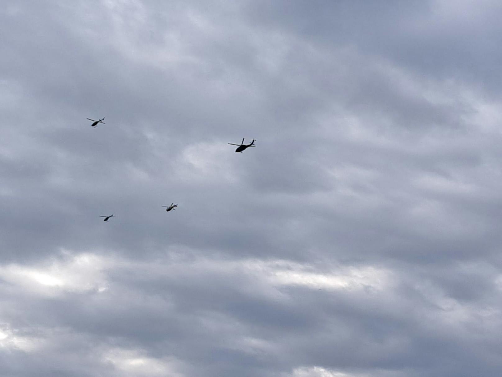 Hubschrauber kreisen über Wien – hier landen sie 