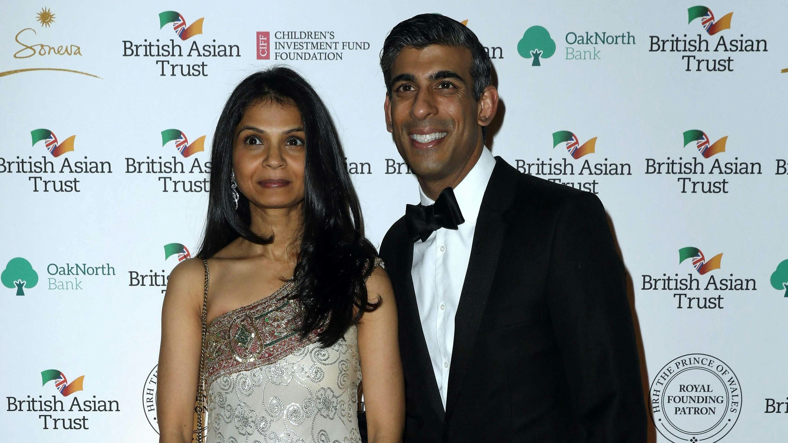 Reich und reicher: Premierminister Rishi Sunak und Frau Akshata Murthy.