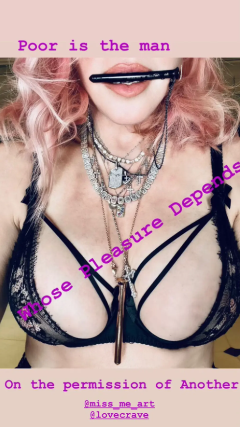 Madonna mag es gern freizügig. 