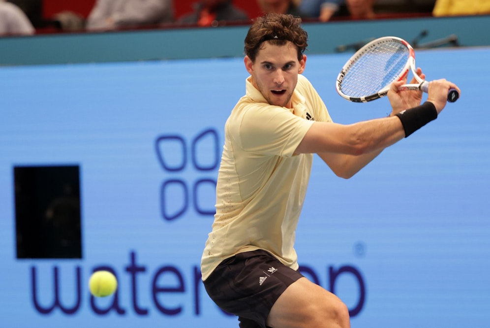 Dominic Thiem in der Wiener Stadthalle. 