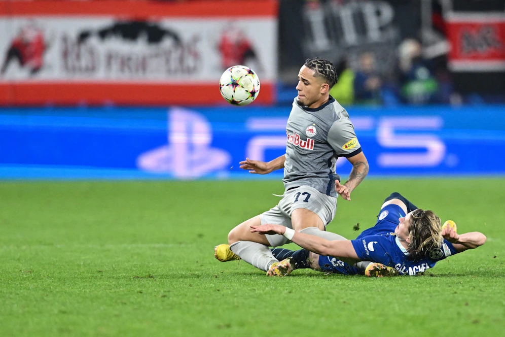 Noah Okafor ist heiß auf das Duell mit dem AC Milan. 