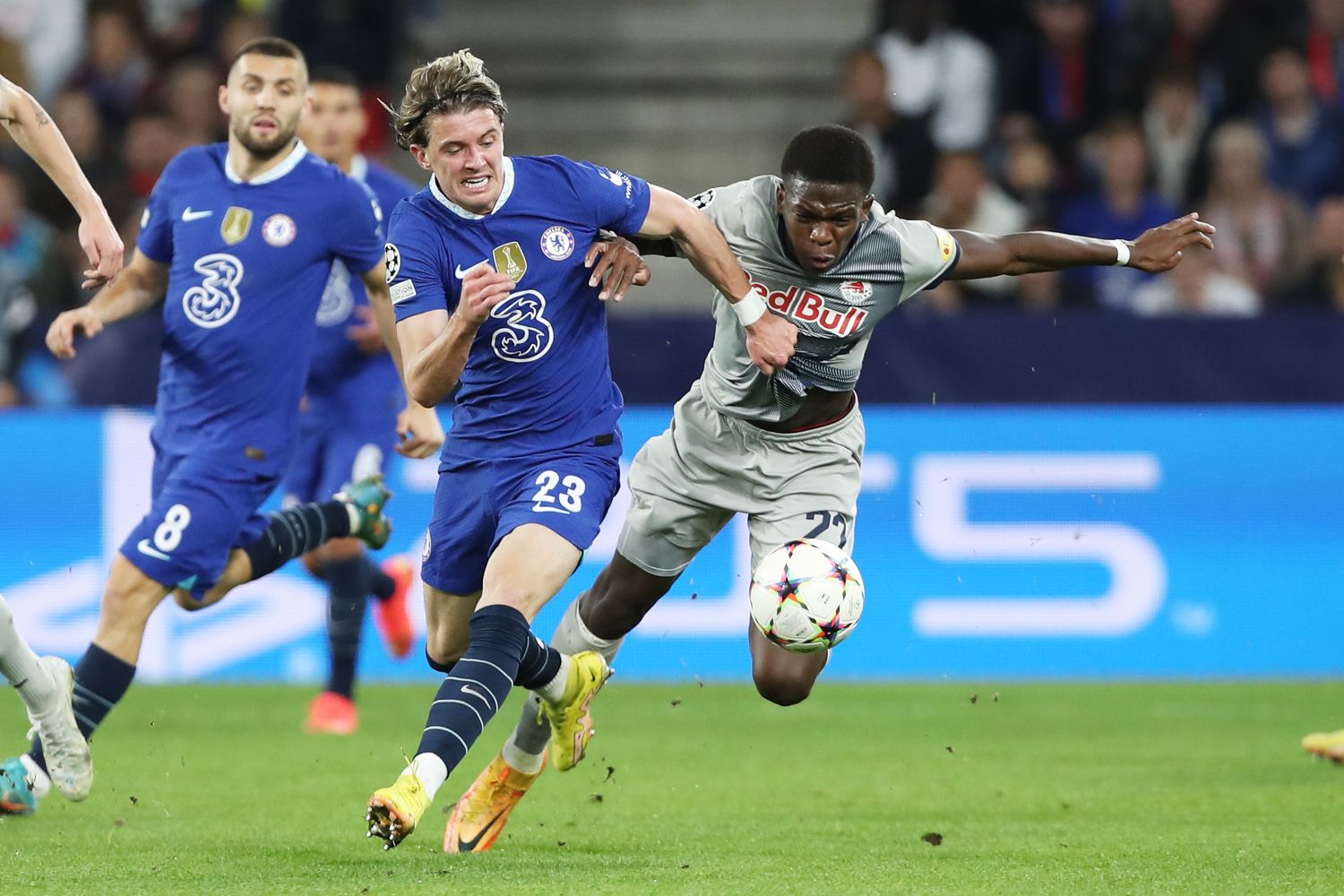 Red Bull Salzburg im Duell mit Chelsea. 